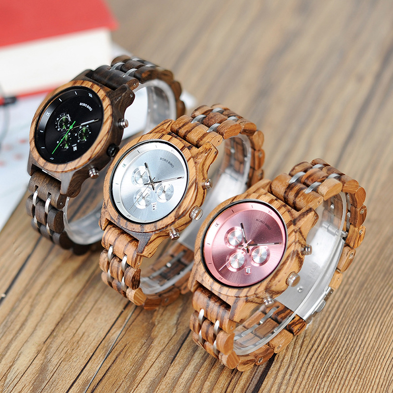 BOBO BIRD Wooden Watch GP016 17 18 Fashion Trend Men's Business Casual