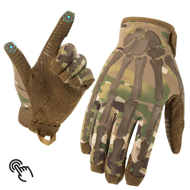 Ice Silk Non-slip Sun-proof And Breathable Full Finger Touch Screen