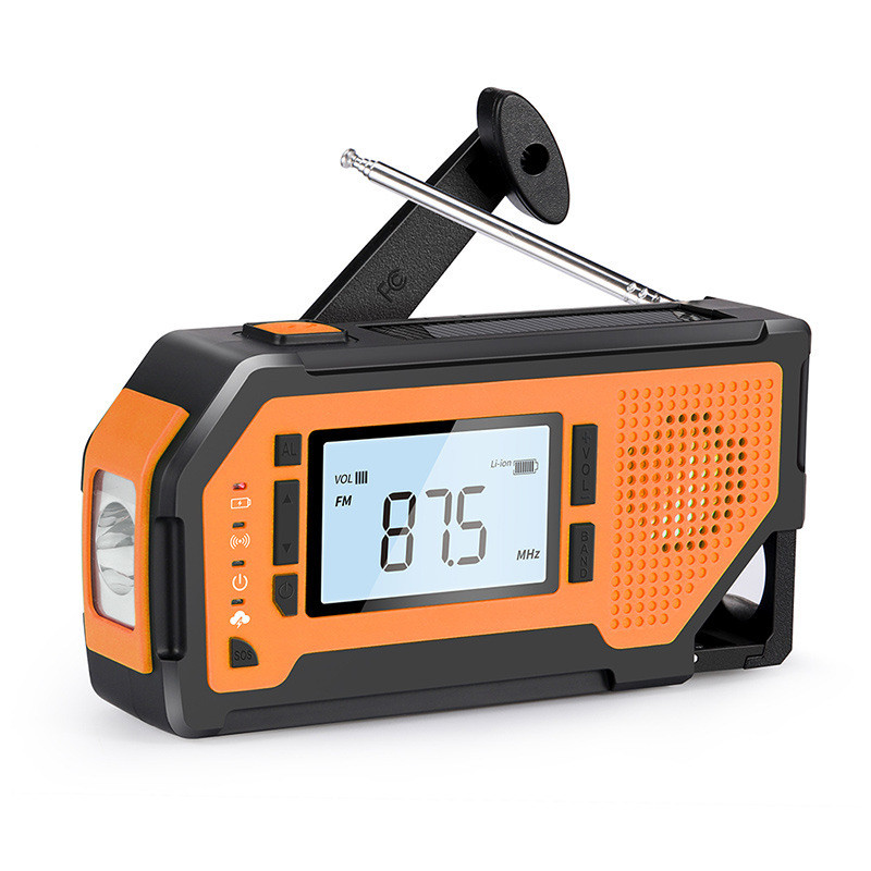 Outdoor Emergency Light Multi-function Solar Hand-cranked Charging