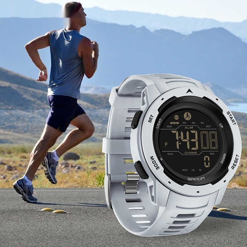 Sanda Calories Waterproof Multifunctional Shockproof Smart Men's And