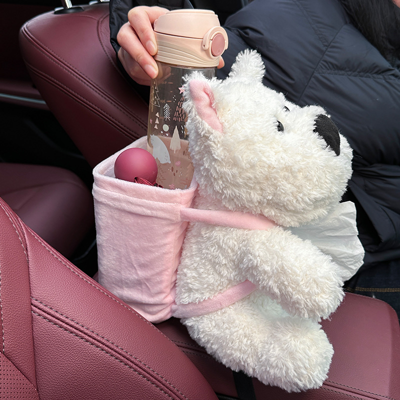 Armrest Box Barrel Car Interior Garbage